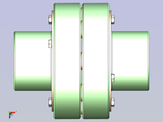 弹性柱销联轴器 HL4 50X112(基准)俯视缩略图