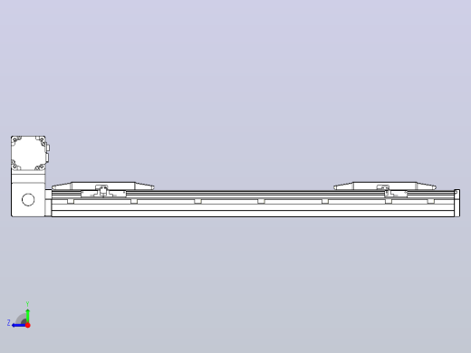皮带直线轴双滑块型TPA-GCBS-150-P80-L200-LU-M75-N3右视缩略图