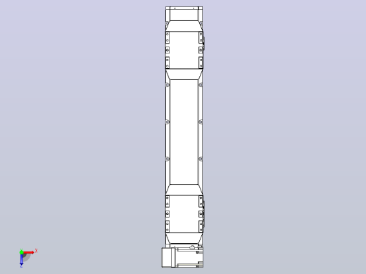 皮带直线轴双滑块型TPA-GCBS-150-P80-L200-LU-M75-N3俯视缩略图