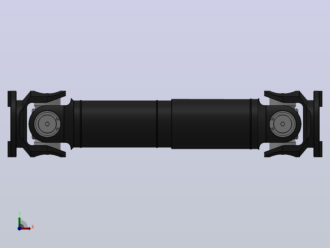 SWC型--中型十字轴式万向联轴器SWC225-E-1050前视图