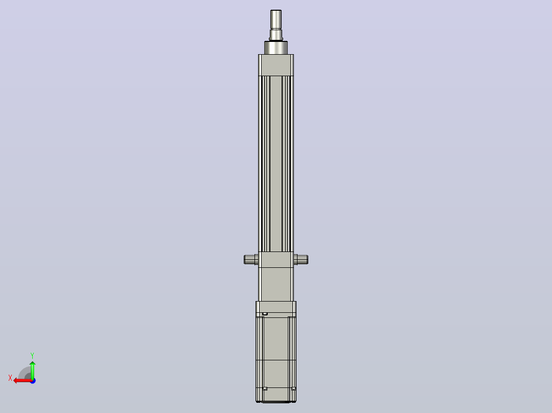 轻载电动缸TPA-ESR40-1210C-L150-M-TC-W-P40-C3后视图
