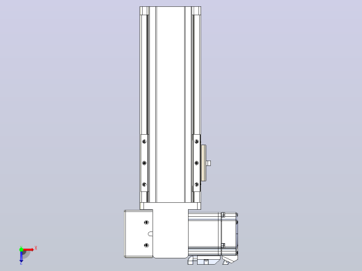 皮带直线轴半封闭可选导轨TPA-HNB-85S-90-L100-LP-C-P20-N3俯视缩略图