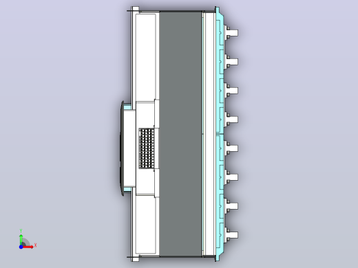 NA8-7500 4000A-5000A 4P 抽屉式 垂直接线+门框202409前视缩略图
