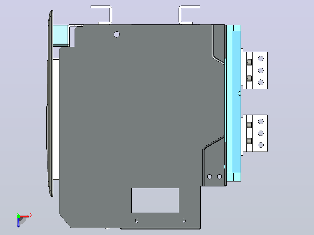 NA8-7500 4000A-5000A 4P 抽屉式 垂直接线+门框202409俯视图
