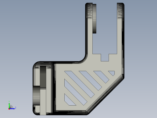 Ender3 V2 长丝导丝器左视缩略图