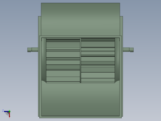 DKF(H)12.5-0°离心通风机[DKF(H)12.5-0°]右视缩略图