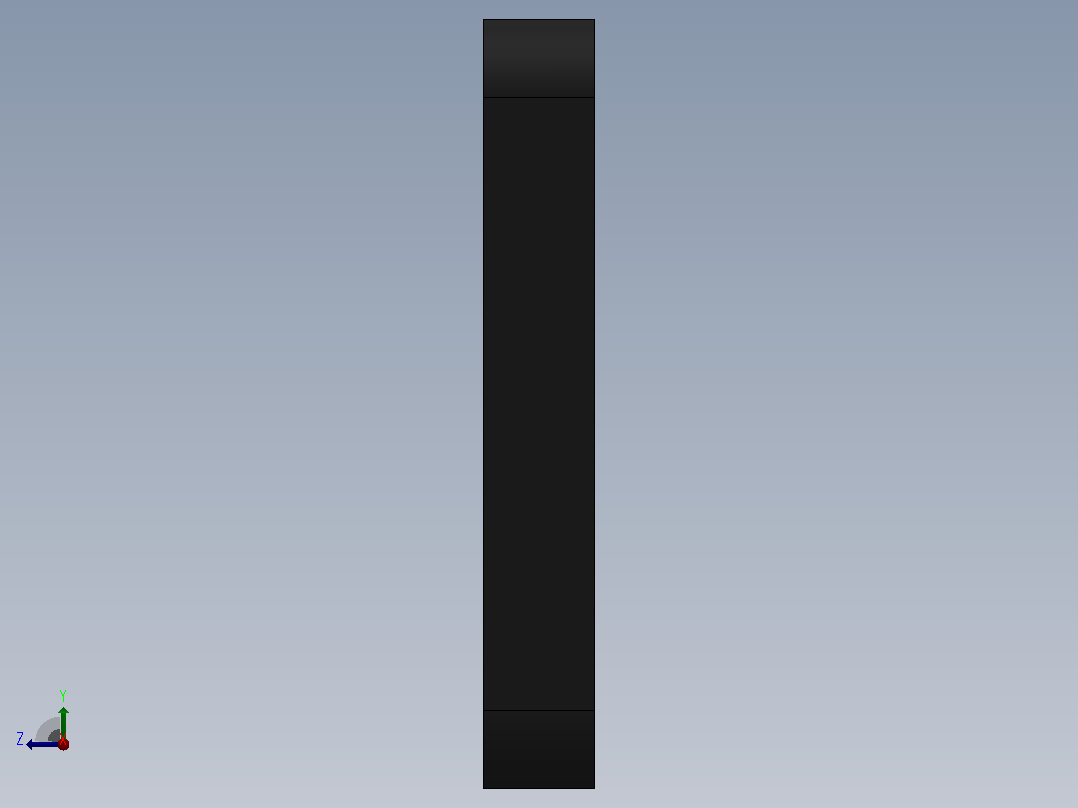 FA前法兰、FB后法兰[80]气缸附件右视图