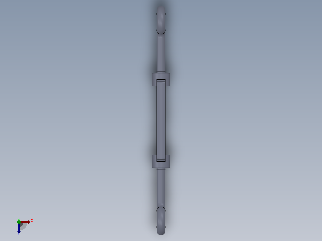 拉杆，调节器tensioner_110100030俯视图
