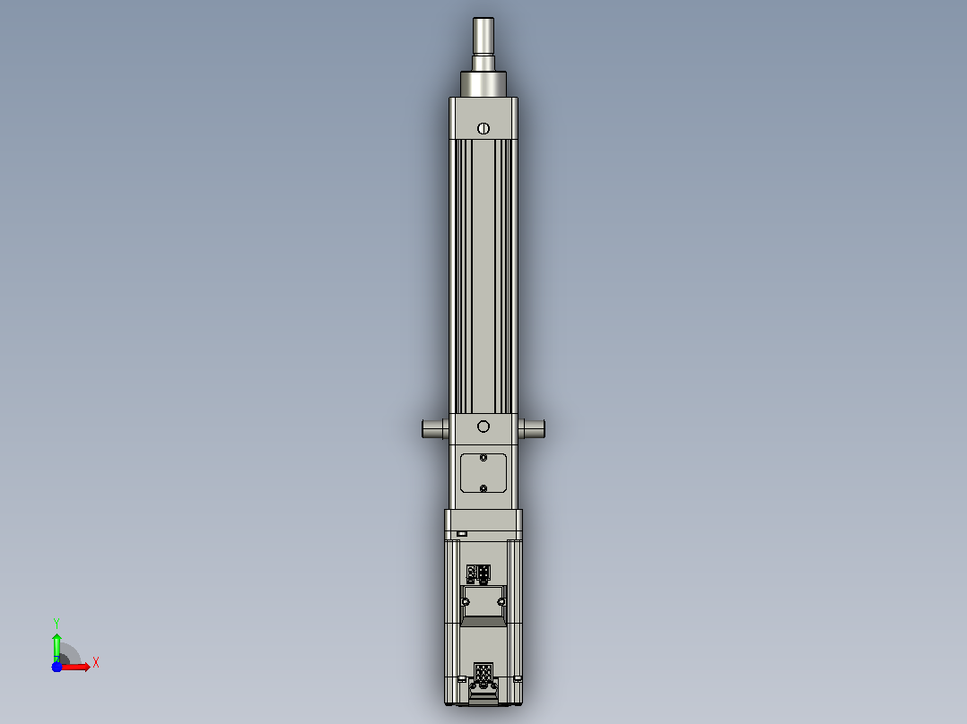 轻载电动缸TPA-ESR40-1210C-L100-M-TC-W-P40-C3前视图