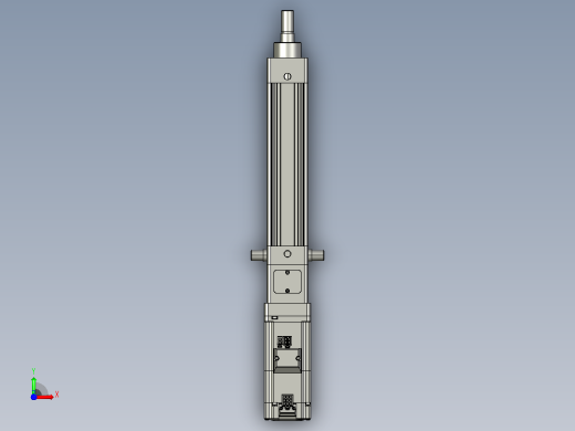 轻载电动缸TPA-ESR40-1210C-L100-M-TC-W-P40-C3前视缩略图