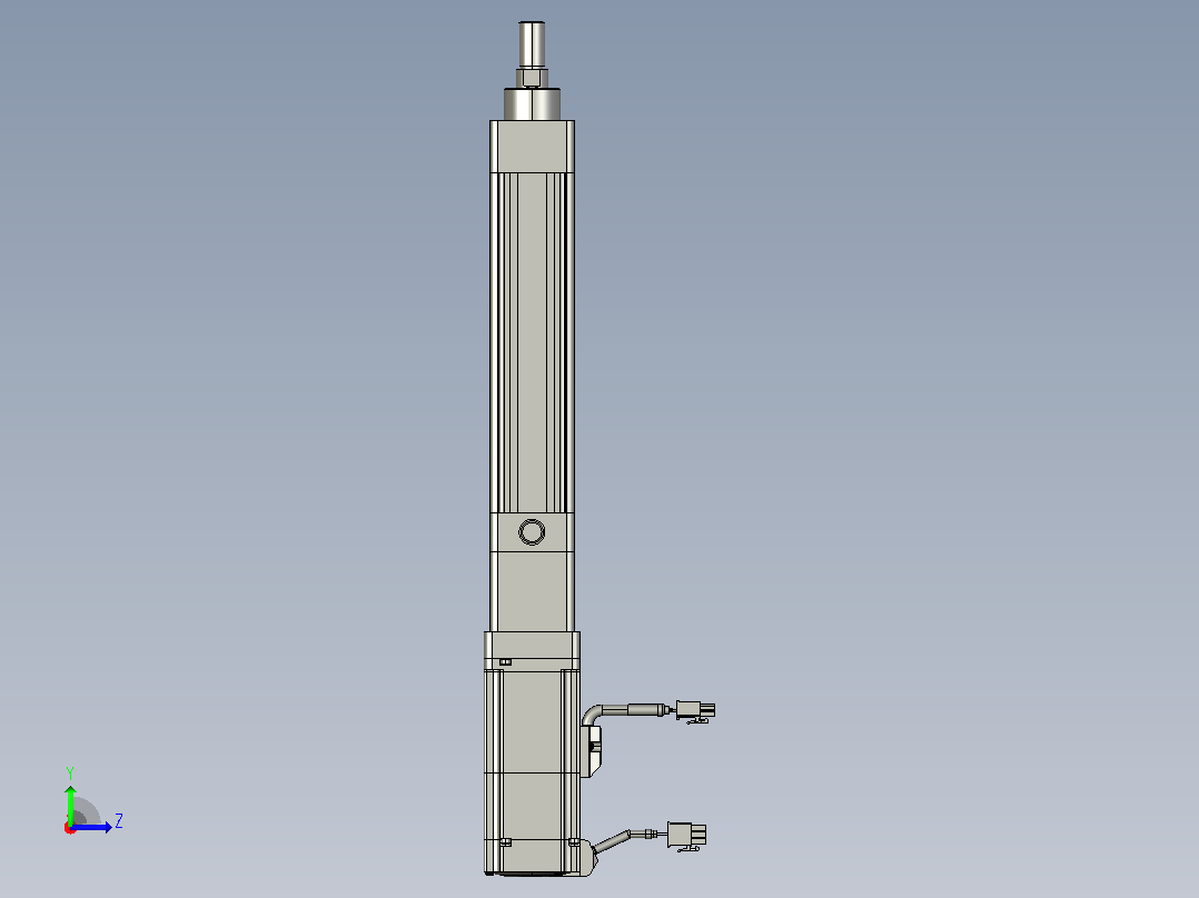 轻载电动缸TPA-ESR40-1210C-L100-M-TC-W-P40-C3左视图
