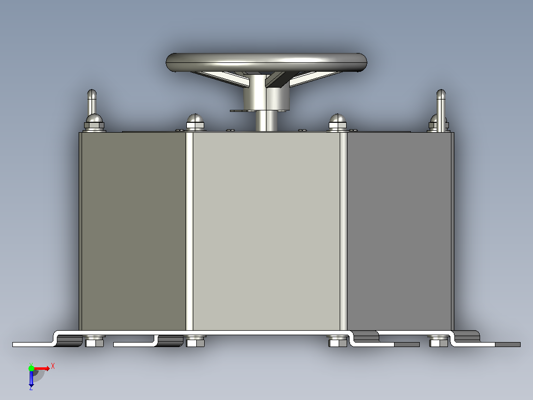 TDGC2J-7接触调压器三维模型202011俯视图