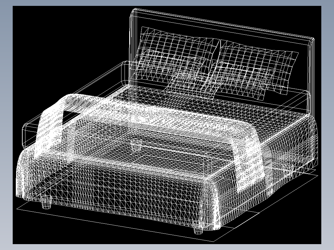 室内家具和灯具等的模型十-J-B18
