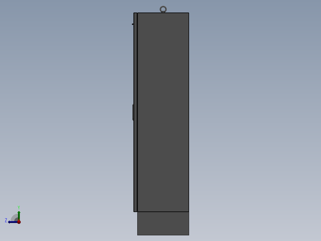 一套电柜的图右视图