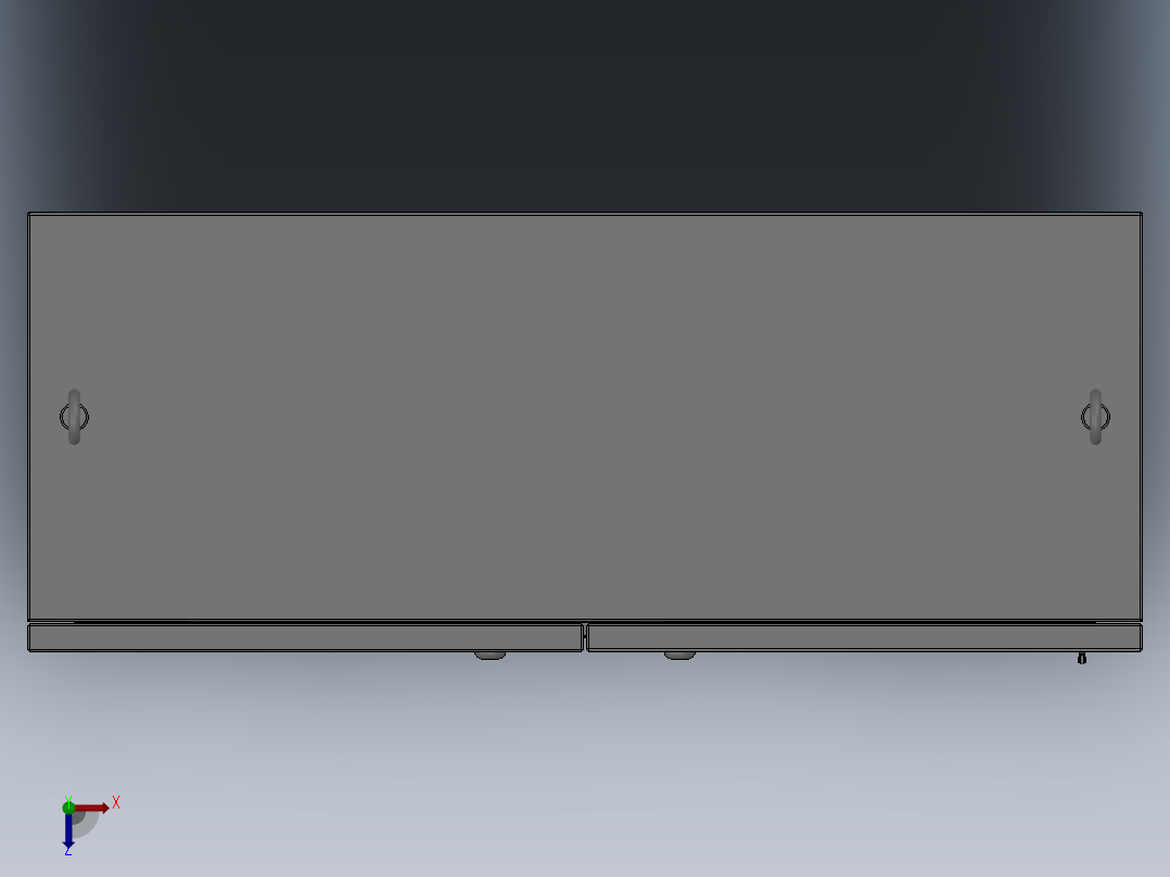 一套电柜的图俯视图