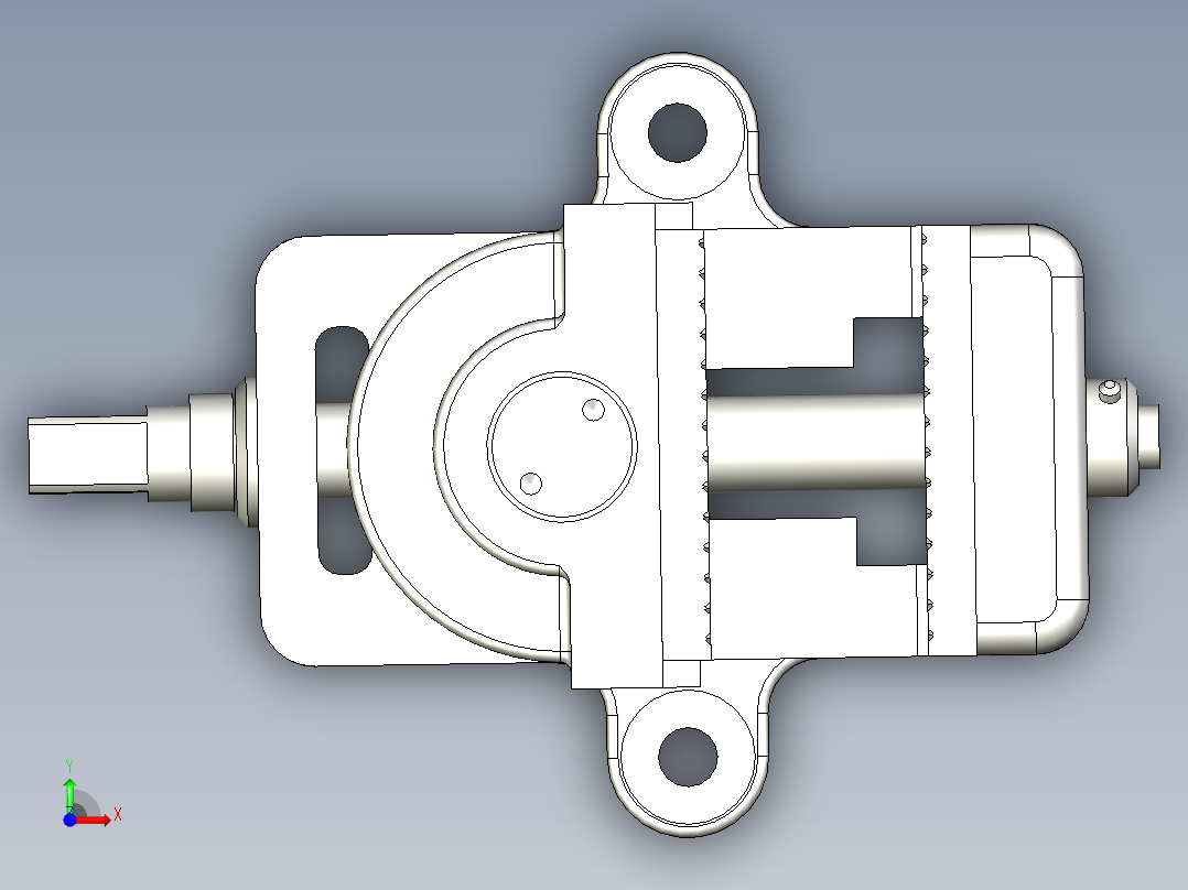 虎钳全套图纸前视图