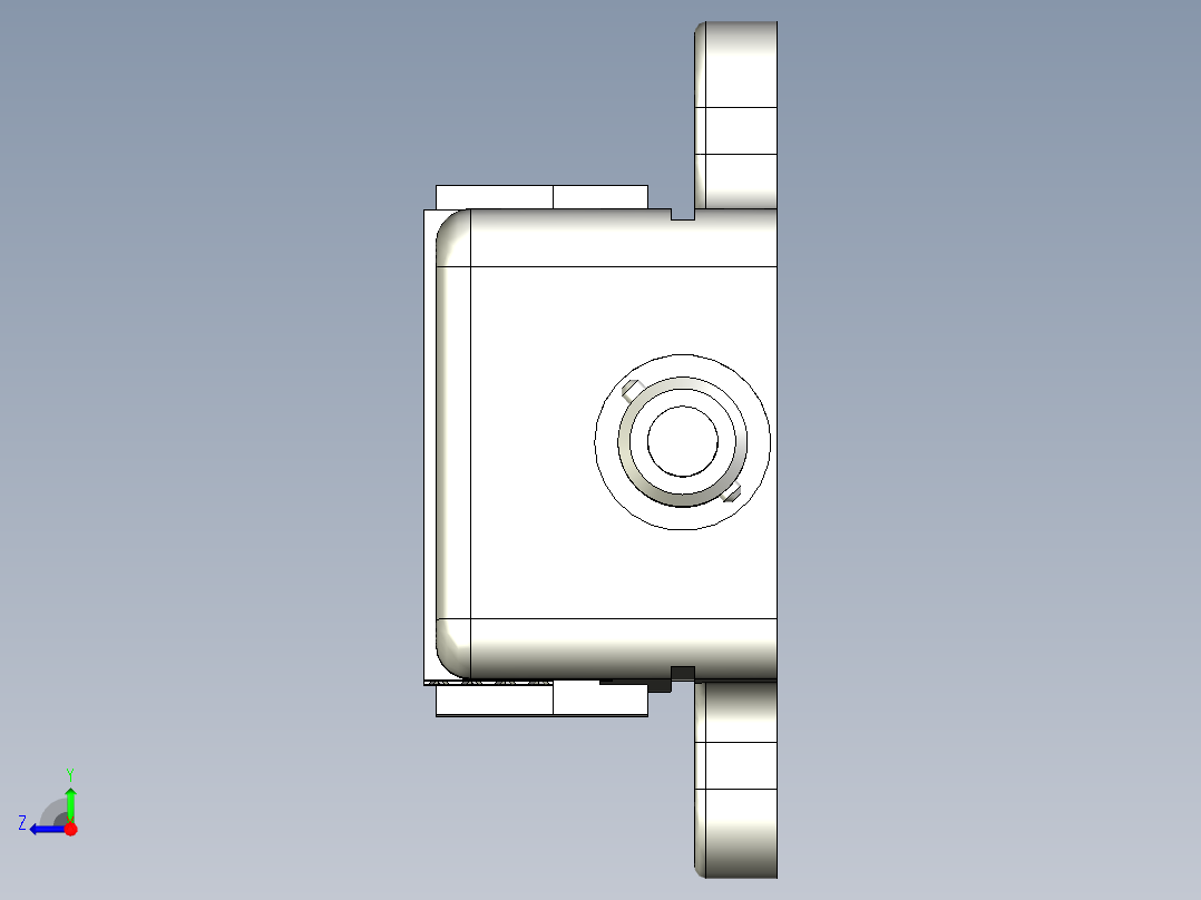 虎钳全套图纸右视图
