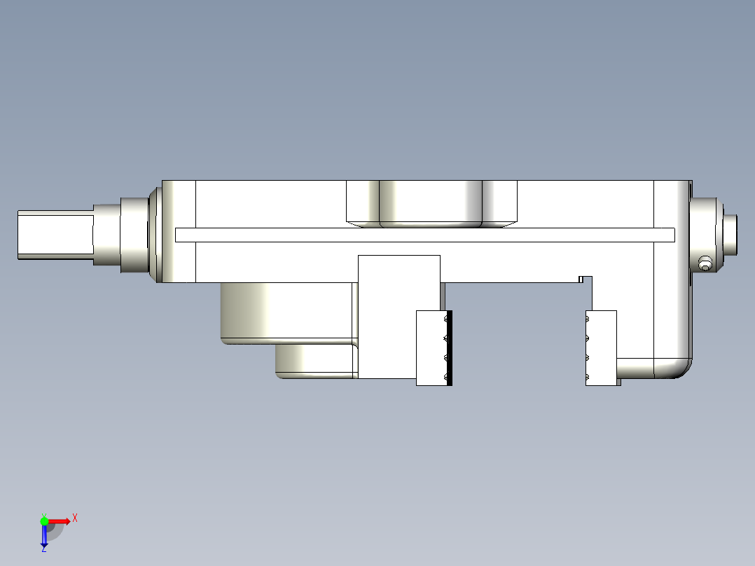 虎钳全套图纸俯视图
