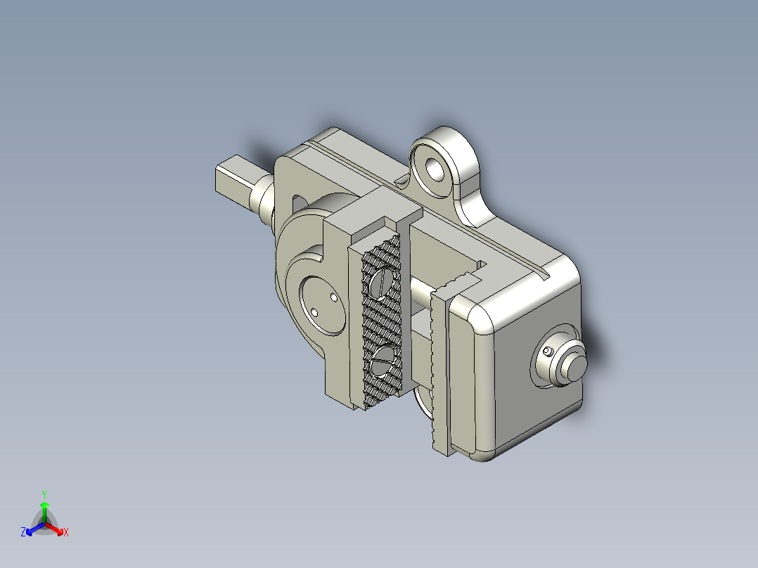 虎钳全套图纸正等轴测图