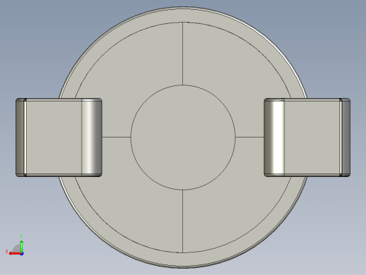 AUTOCAD 餐桌椅模型后视缩略图