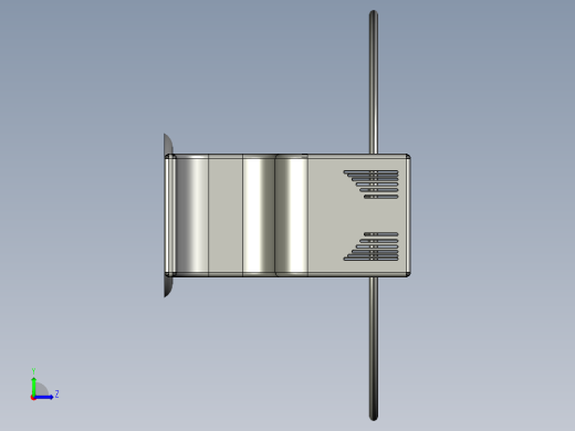 AUTOCAD 餐桌椅模型左视缩略图