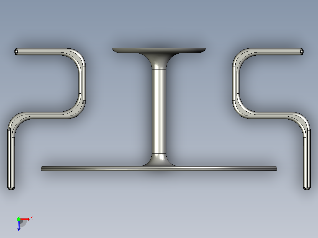 AUTOCAD 餐桌椅模型俯视图