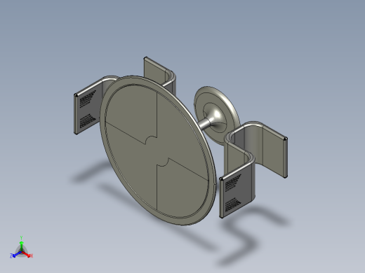 AUTOCAD 餐桌椅模型正等轴测缩略图