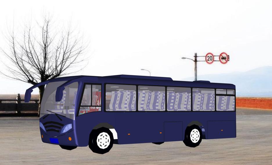 兼容残疾轮椅的中型客车造型设计(论文+DWG图纸)