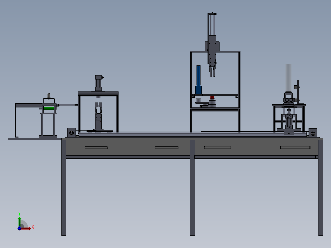 自动机器前视图