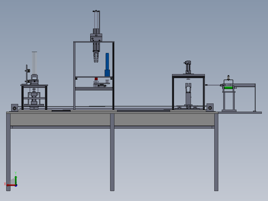 自动机器后视图