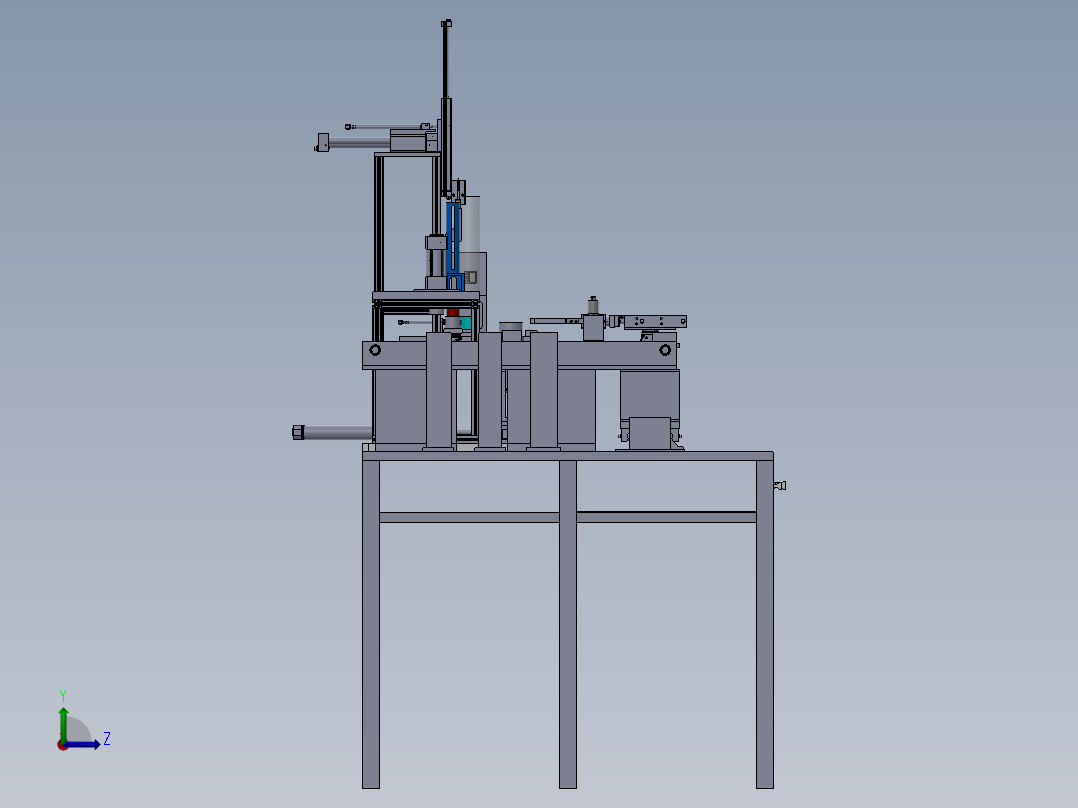 自动机器左视图