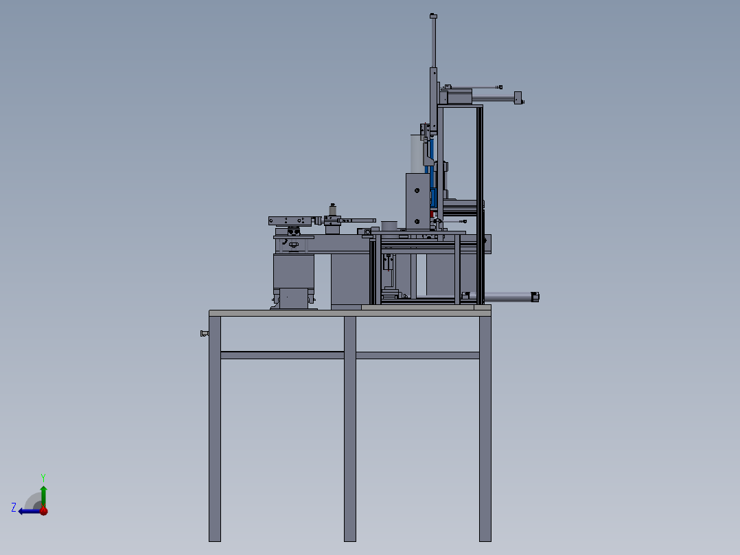 自动机器右视图