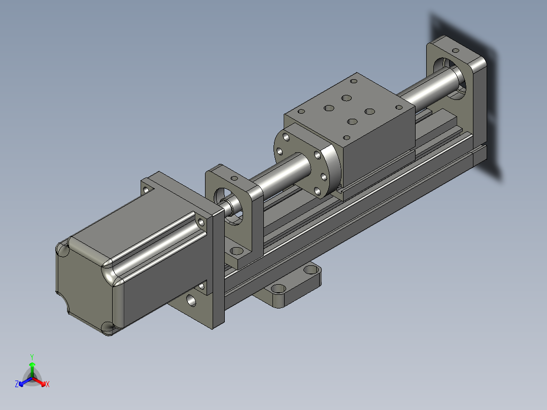 JD40G-K 滚珠丝杠模组主视图