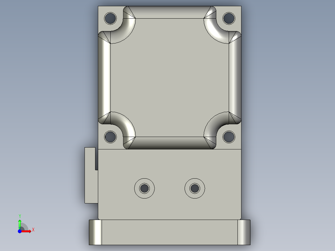 JD40G-K 滚珠丝杠模组前视图