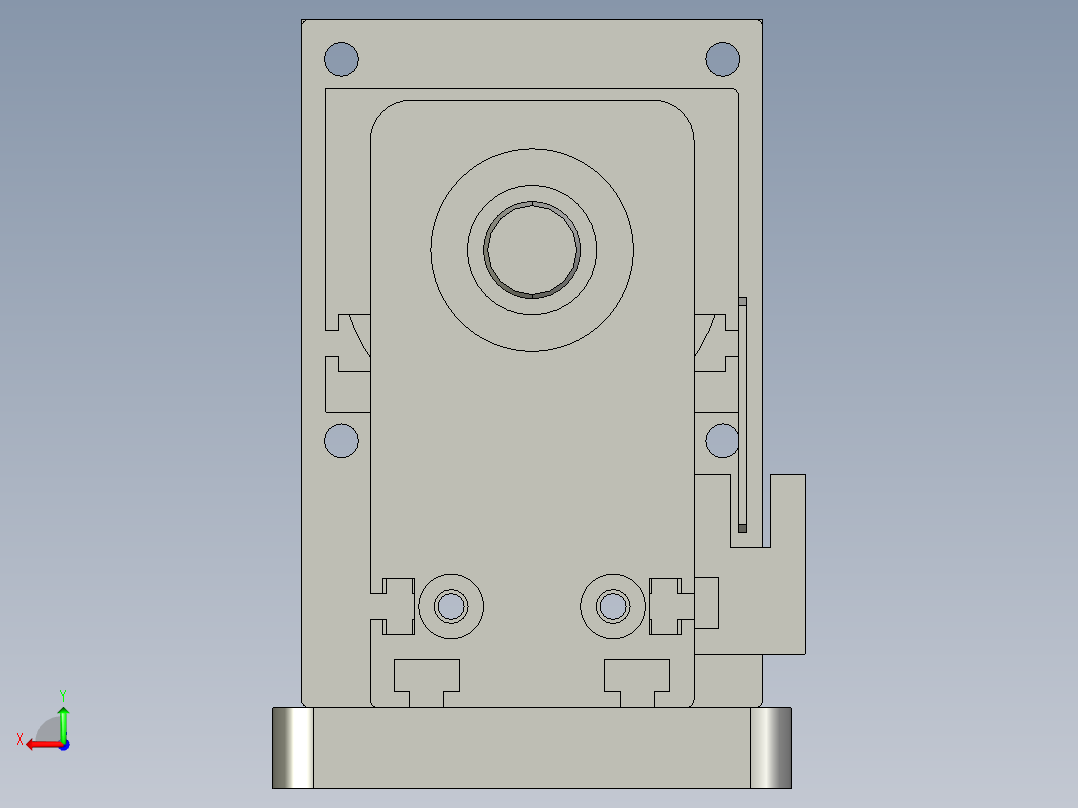 JD40G-K 滚珠丝杠模组后视图