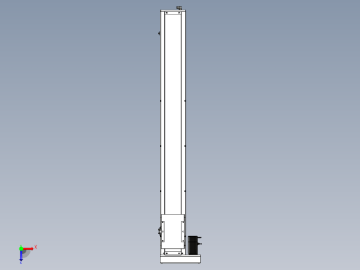 Toyo东佑达直线模组-ECH17-1300-BL-400W俯视缩略图