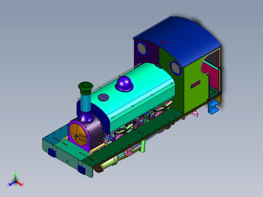 工业革命时代蒸汽火车