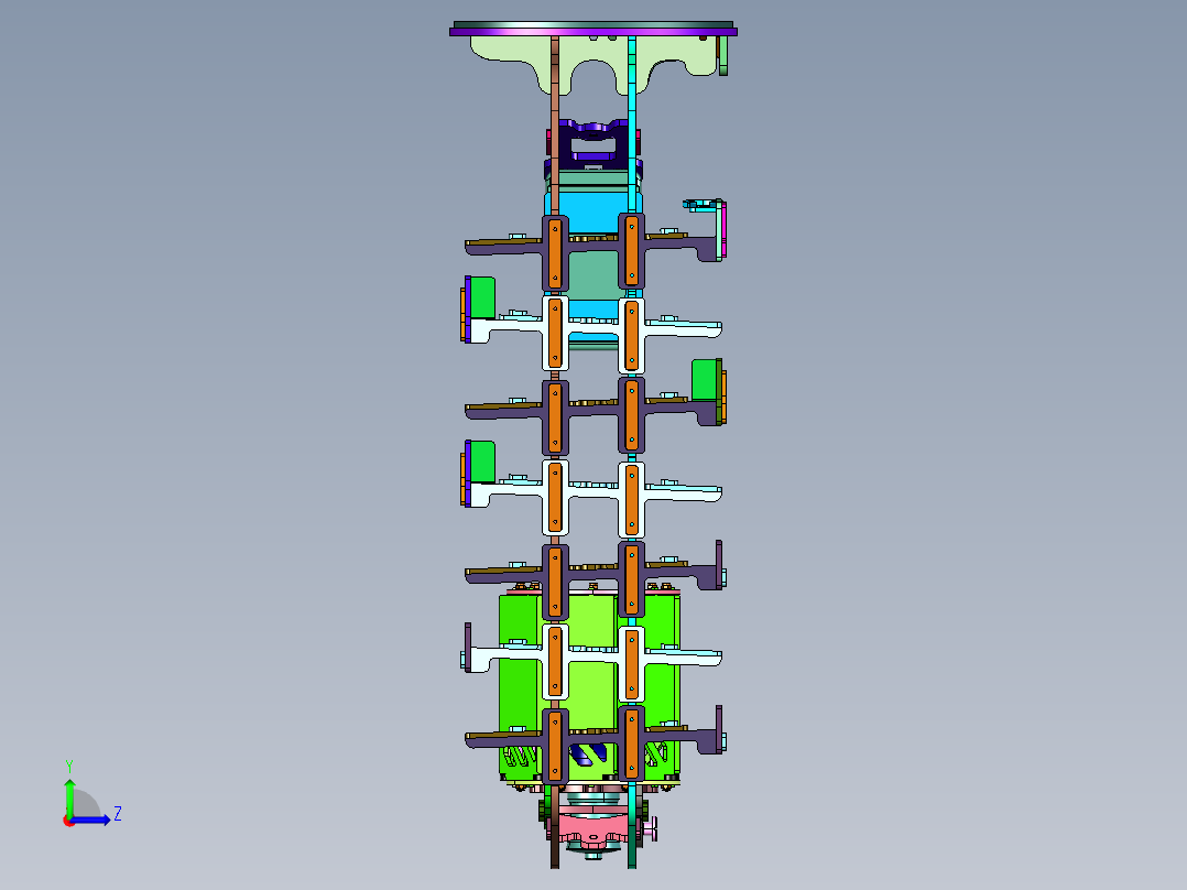 收纳手机机架办公桌台灯左视图