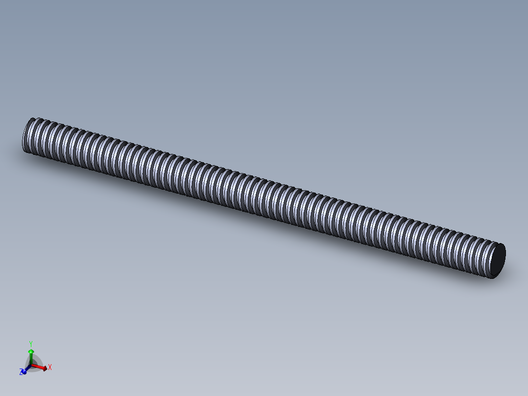 公制 （ISO） 梯形螺钉-TR14x3x200.SLDPRT