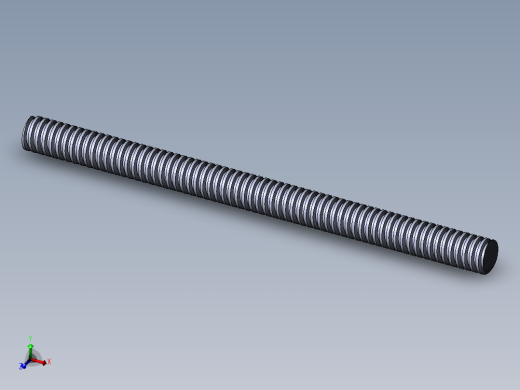 公制 （ISO） 梯形螺钉-TR14x3x200.SLDPRT