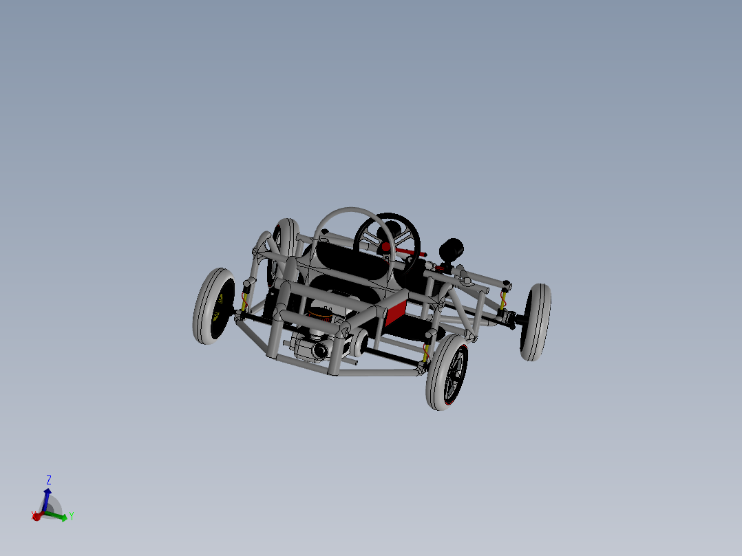 465赛车车架SW设计