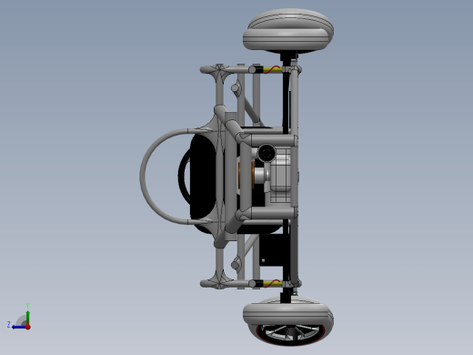 465赛车车架SW设计右视缩略图