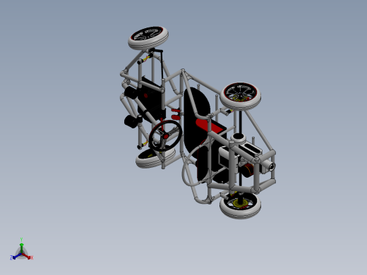465赛车车架SW设计正等轴测缩略图