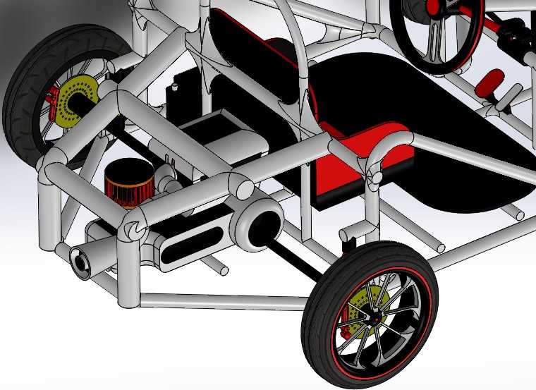 465赛车车架SW设计