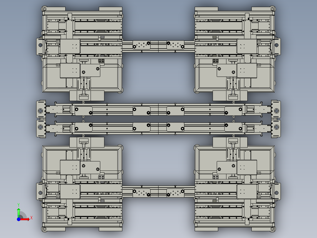 快板成形压力机前视图