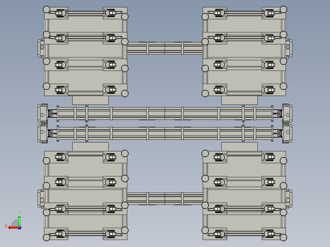 快板成形压力机后视图