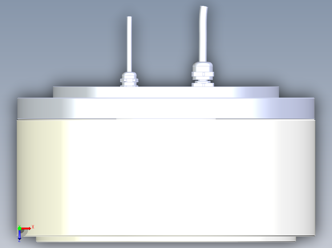 264-150直驱电机俯视图