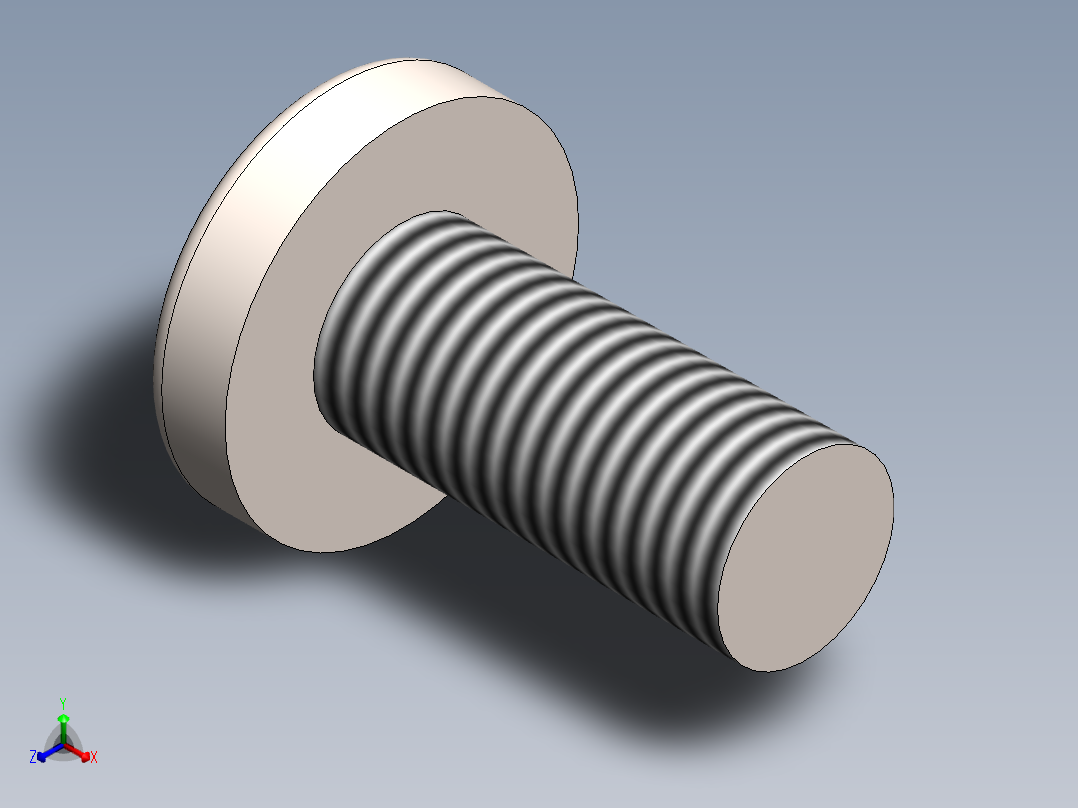 螺丝 M3.5 十字盘头-M3.5 x 8 Screw head.SLDPRT