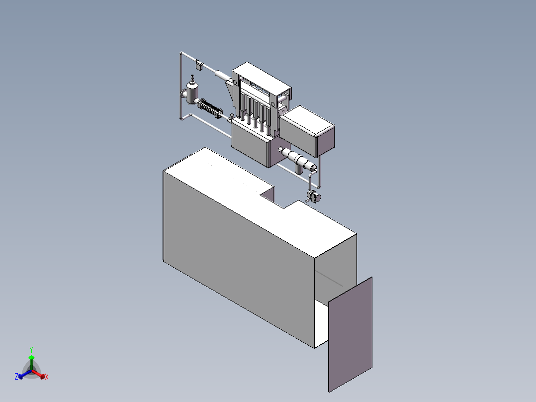 饮水机正等轴测图