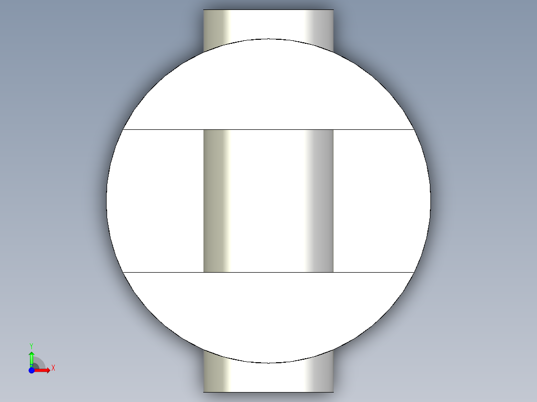 活節螺栓環BJ762-3D多系列多零件图纸模型前视图